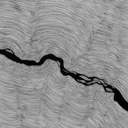 Zeichnungen, River series 9/12, Alena Olasyuk
