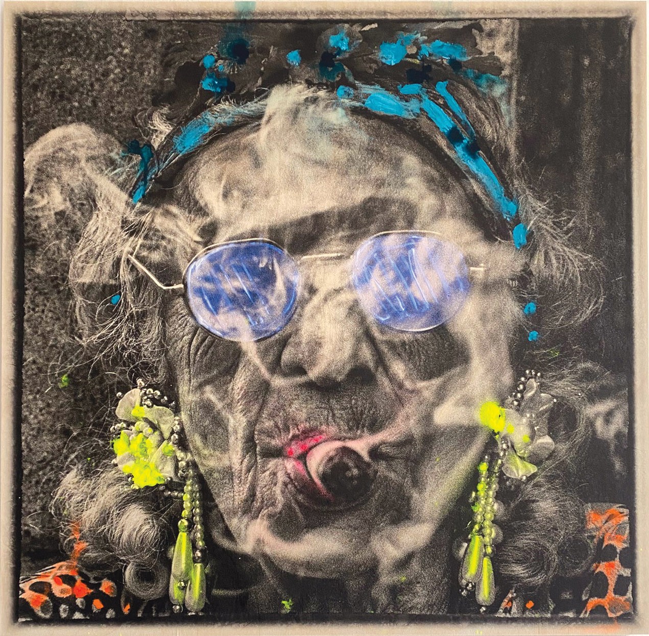 Sparshatt Dalzell, Puro... Alegría #III - Neo on wood Sparshatt Dalzell, Puro... Alegría #III - Neo on wood