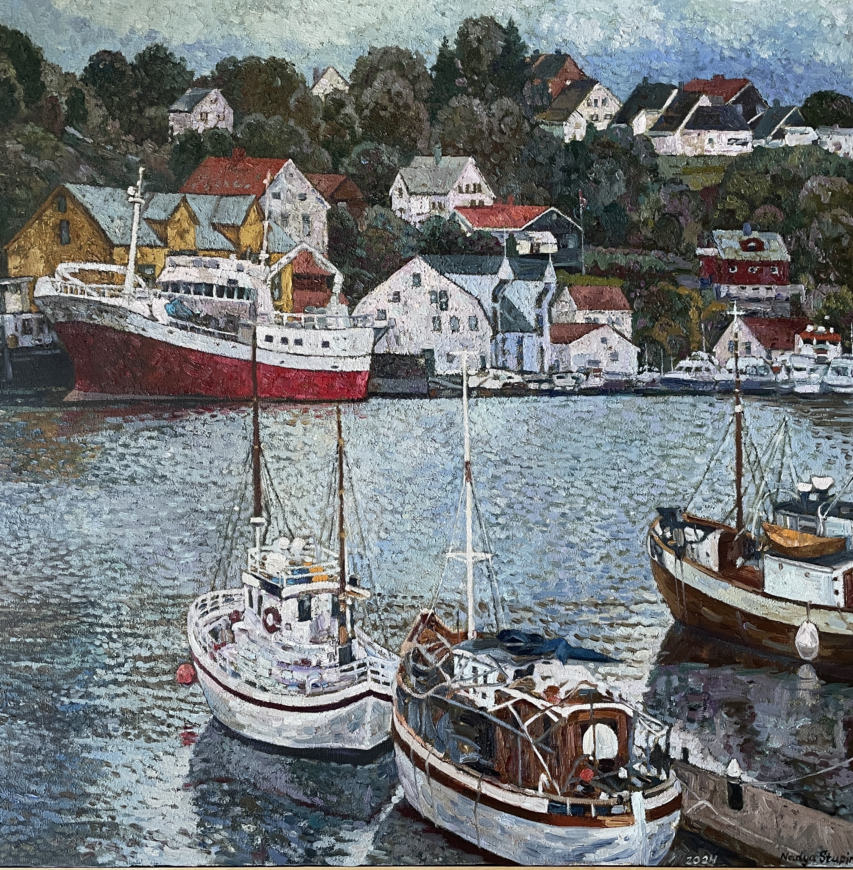 Nadezda Stupina, In the harbour of Kristiansund Nadezda Stupina, In the harbour of Kristiansund