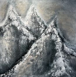 Peinture, Mountain high, Art By Vibekehagen