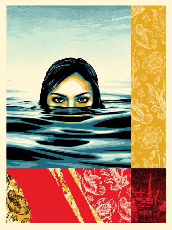 Shepard Fairey (Obey), Treading Water Shepard Fairey (Obey), Treading Water