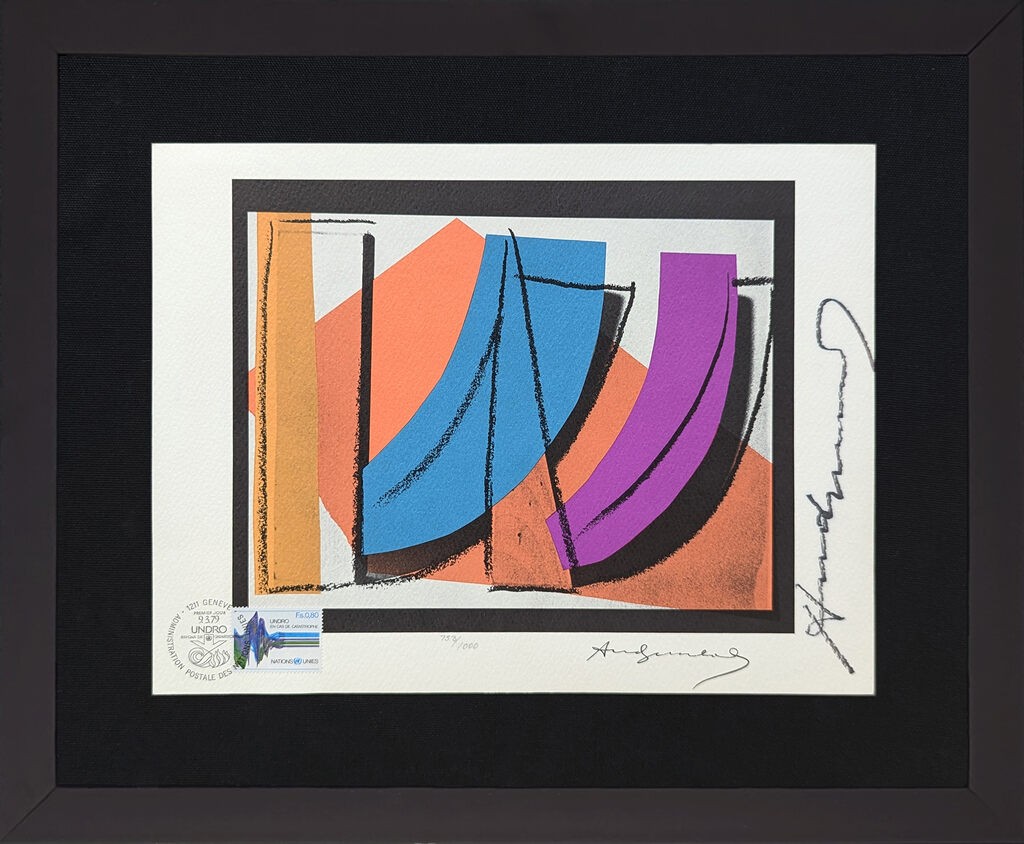 Andy Warhol, U.N. Stamp FS II.185 (hand signed limited edition) Andy Warhol, U.N. Stamp FS II.185 (hand signed limited edition)