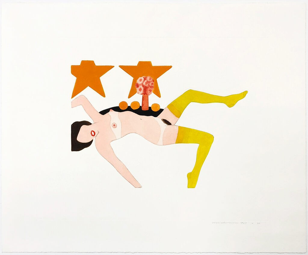 Tom Wesselmann, Embossed Nude Tom Wesselmann, Embossed Nude