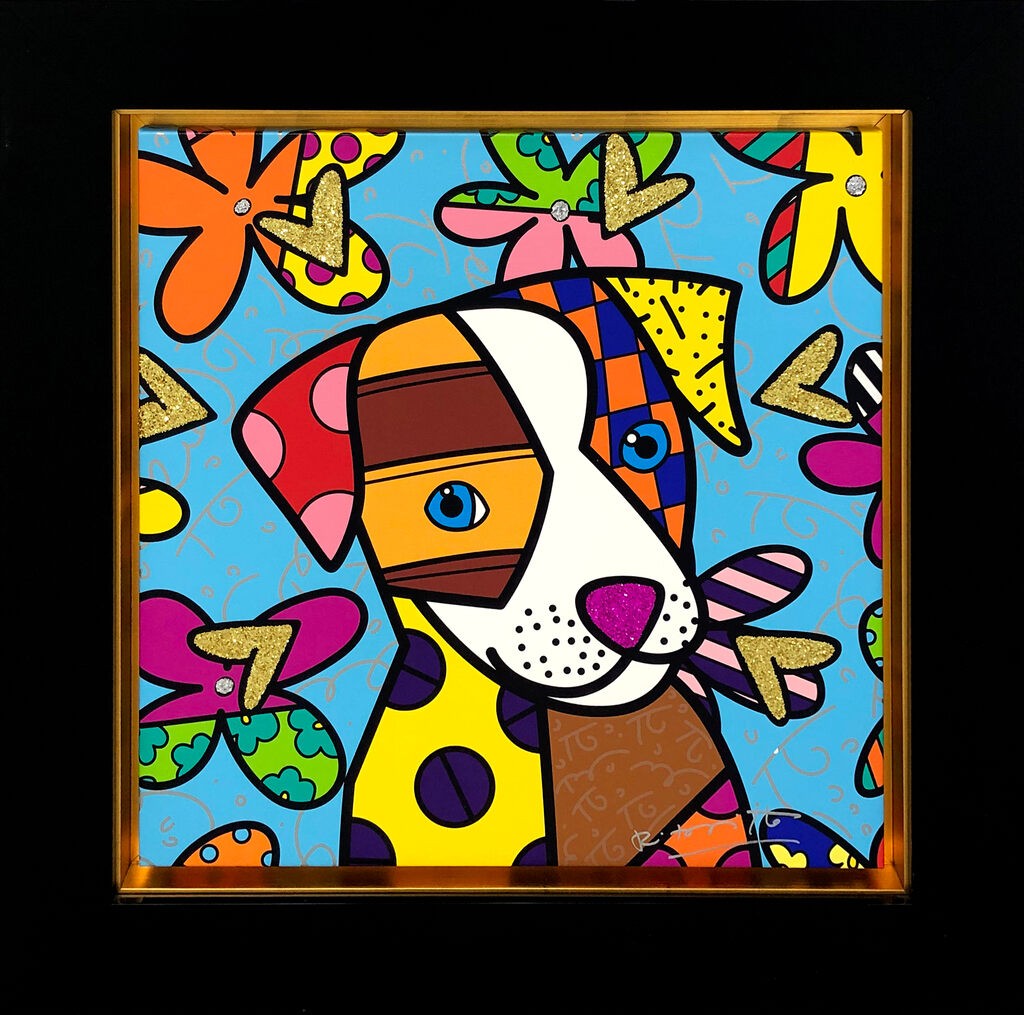 Romero Britto, Coco Dream (Hand signed embellished limited edition print) Romero Britto, Coco Dream (Hand signed embellished limited edition print)