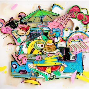 Painting, Summer vibe, Shokkobo Popart