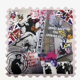 Sculpture, Luxury Stamp - Banksy, Ad Van Hassel