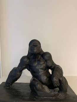 Sculpture, Gorille assis, Jean-Baptiste Vendamme