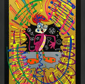 Painting, Identity Crisis (unique hand embellished serigraph), Ronnie Cutrone