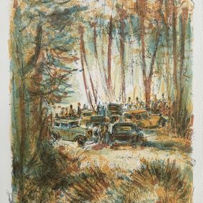 Print, Forêt voisine (1), Aimé Daniel Steinlen
