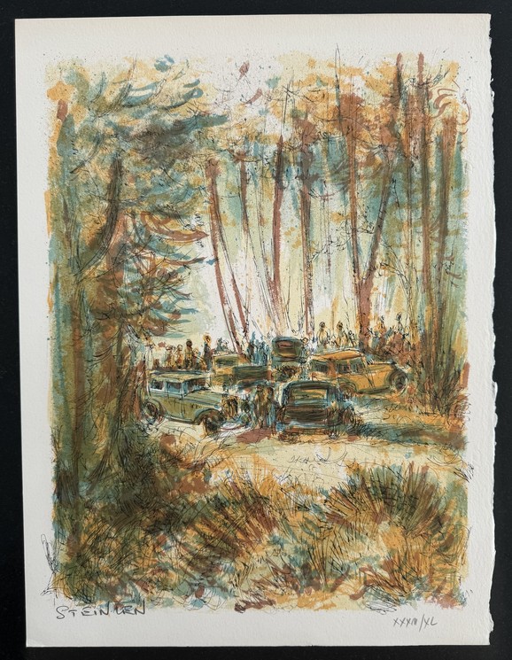 Aimé Daniel Steinlen, Forêt voisine (1), Print on Arches paper