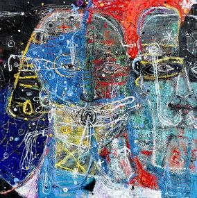 Gemälde, Mangeurs d'étoiles, Yvan Genest