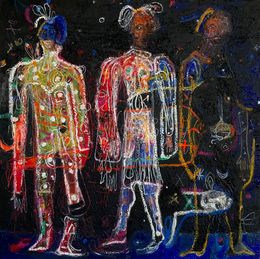 Peinture, La nuit tombée, Yvan Genest