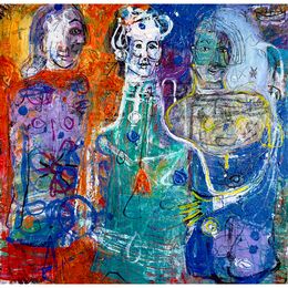 Gemälde, La grande visite, Yvan Genest