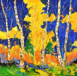 Painting, Happy autumn, Pol Ledent