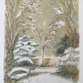 Print, Forêt voisine (4), Aimé Daniel Steinlen