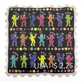 Sculpture, Luxury Stamp - Haring Communications (black), Ad Van Hassel