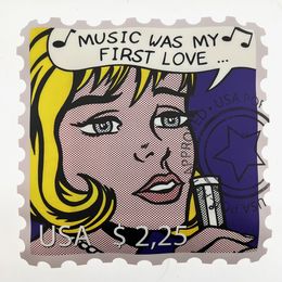 Sculpture, Luxury Stamp - Roy Lichtenstein (2), Ad Van Hassel