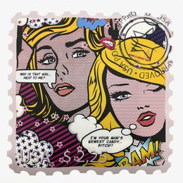 Sculpture, Luxury Stamp - Roy Lichtenstein (2), Ad Van Hassel