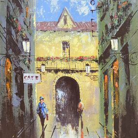 Gemälde, Hotel on the Corner, Aram Movsisyan