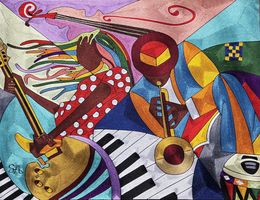 Dessin, Where jazz and soul meet, Sarpong Akosah
