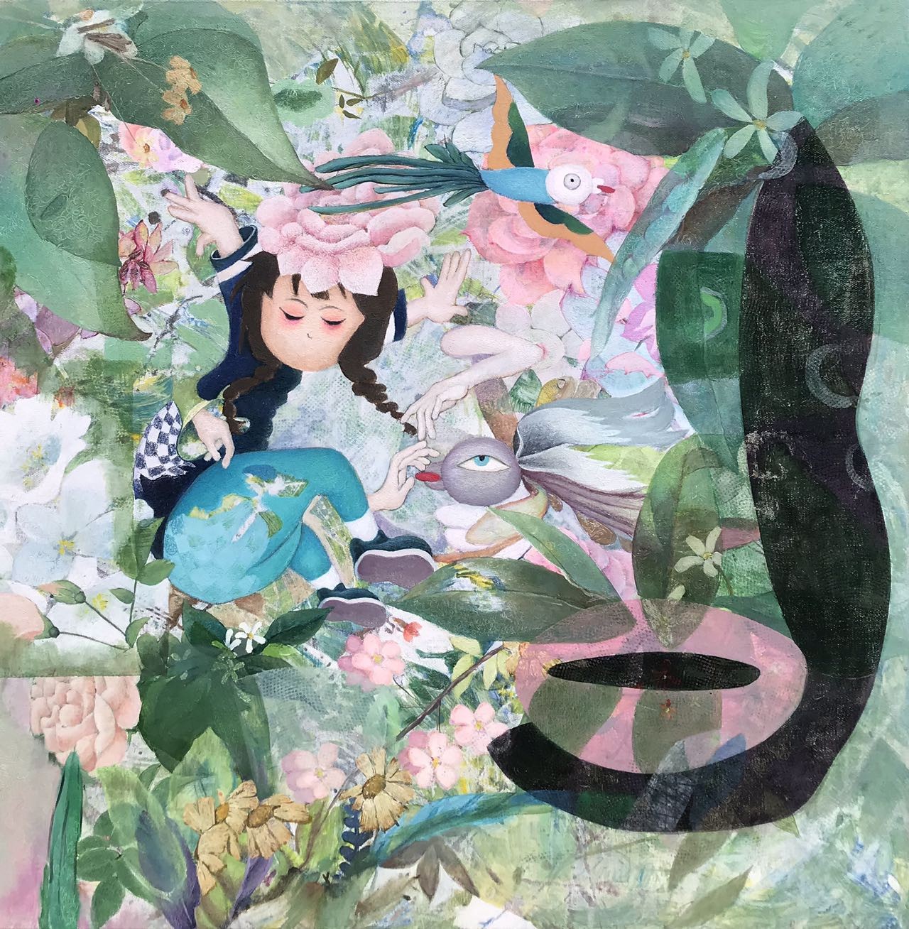 Xiao Ying Chen, Falling into the Sea of Flowers Xiao Ying Chen, Falling into the Sea of Flowers
