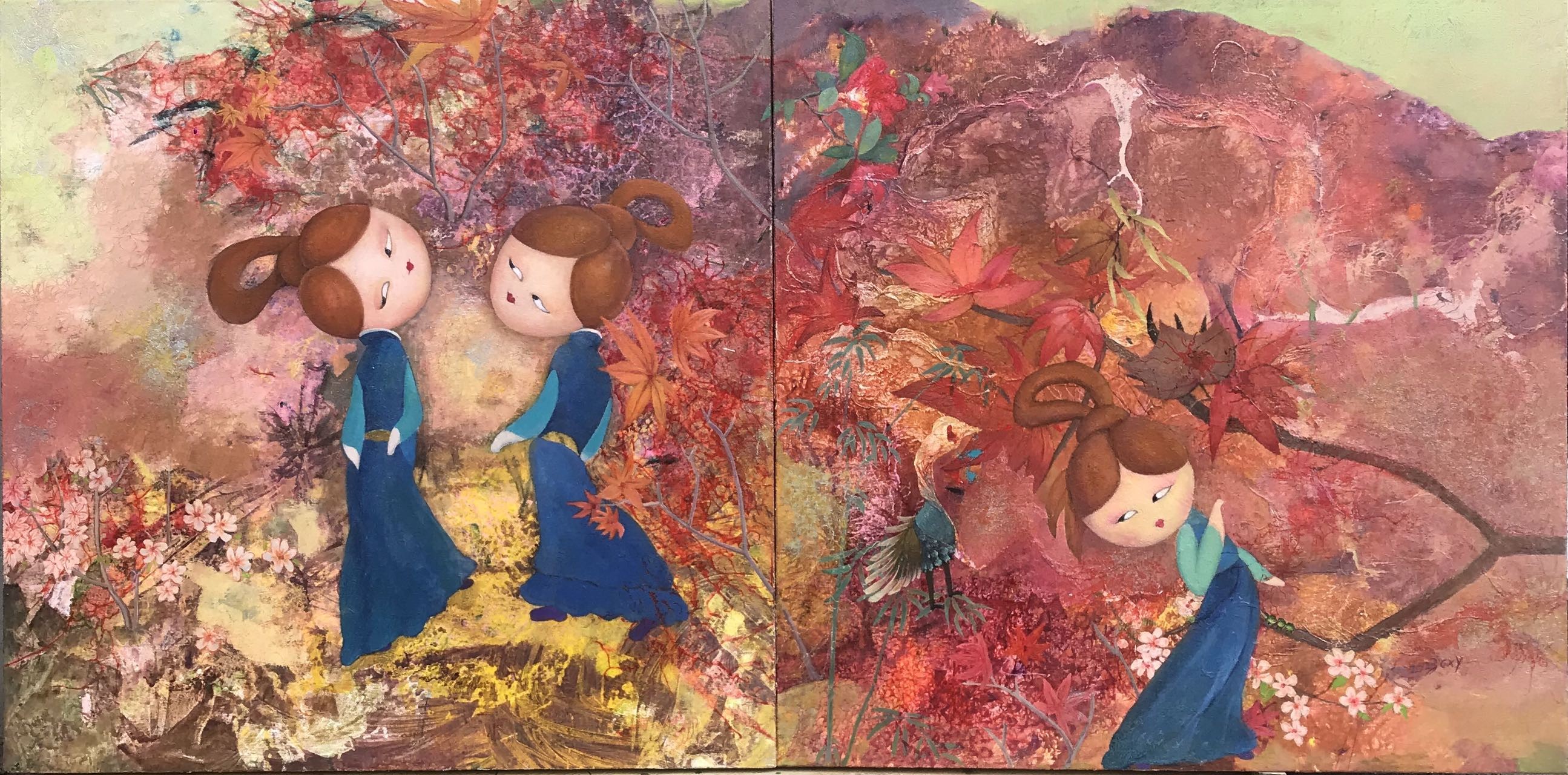 Xiao Ying Chen, Wind Blossoms Series 02 Xiao Ying Chen, Wind Blossoms Series 02