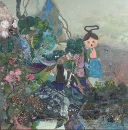 Gemälde, The Wind Sweeps the Wind Series 06, Xiao Ying Chen