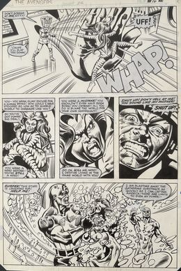 Dessin, Planche Originale Avengers #216 page 16, Alan Weiss