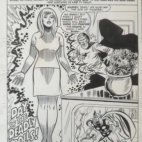 Disegno, Planche Originale Super Spider-Man & Captain Britain #250 Splash page, David Wenzel