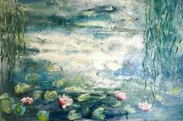Gemälde, Les Nymphéas revisités, Catherine Cauvin