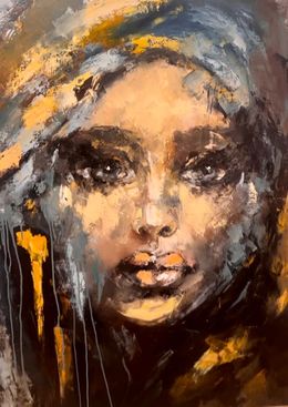 Peinture, Las-bas II, Catherine Cauvin