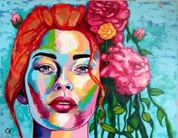 Peinture, Rose, Christina Arebratt