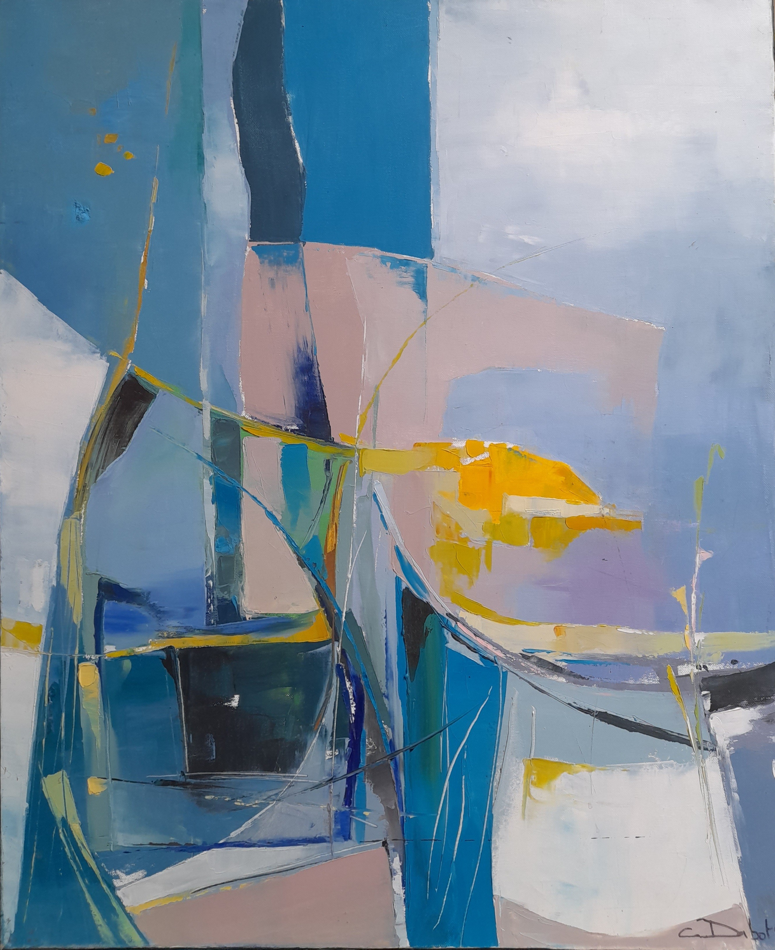 Céline Dabot, Composition bleue Céline Dabot, Composition bleue