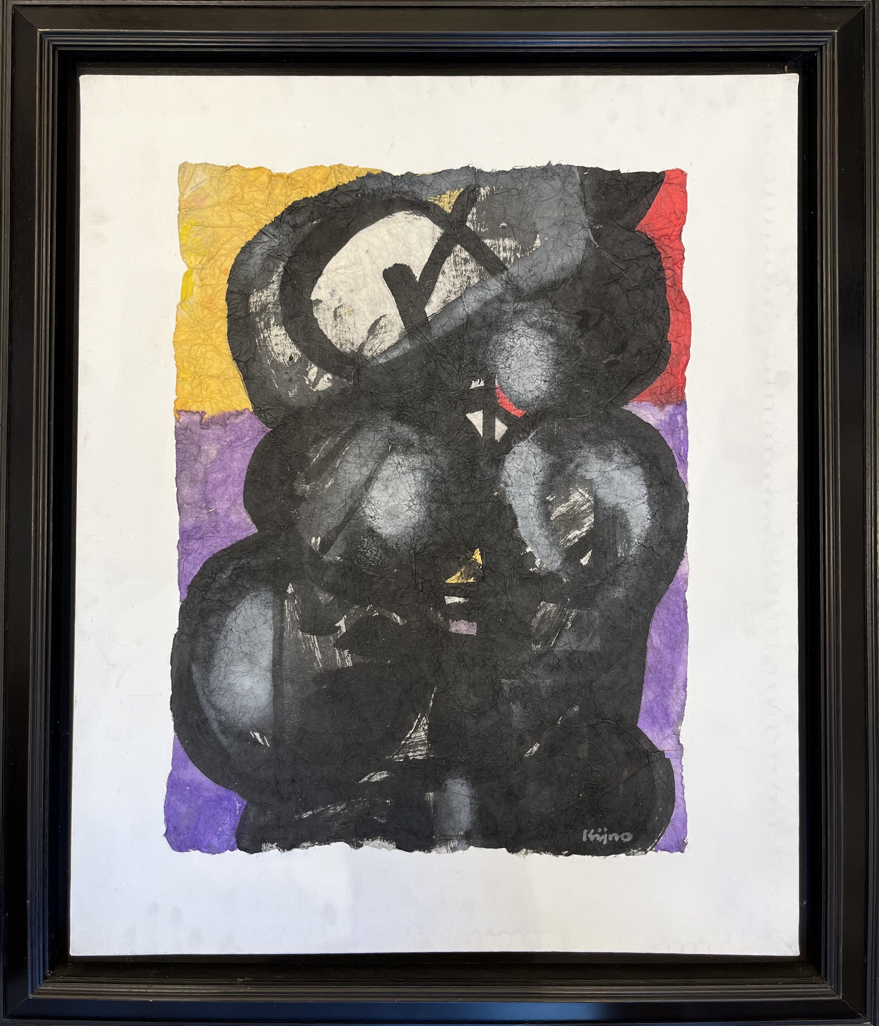 Ladislas Kijno, Composition Violet, Jaune, Rouge Ladislas Kijno, Composition Violet, Jaune, Rouge
