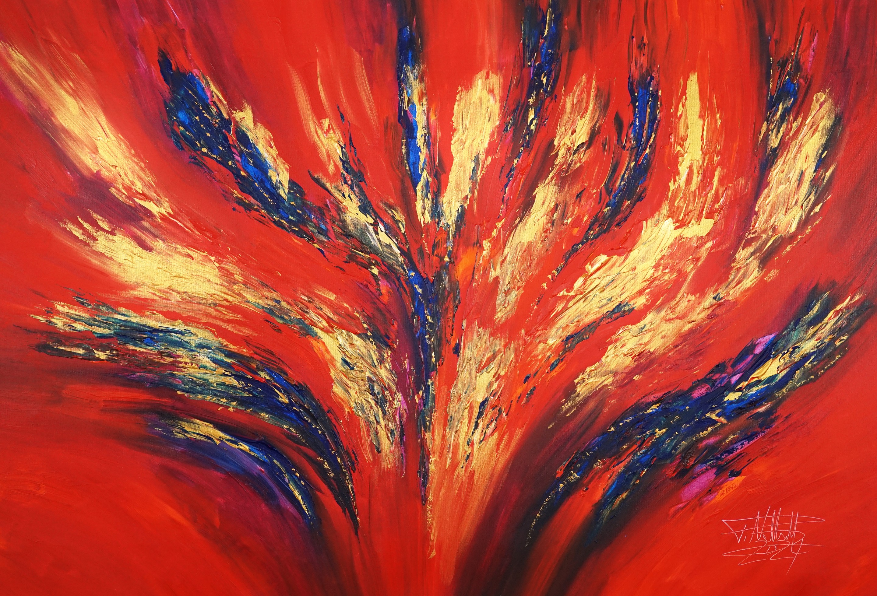 Peter Nottrott, Red And Gold Energy XL 3 Peter Nottrott, Red And Gold Energy XL 3