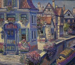 Gemälde, Italian Cottages, Vladimir Shulakov