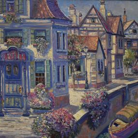 Gemälde, Italian Cottages, Vladimir Shulakov