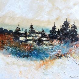 Painting, A village in my country side, Pol Ledent