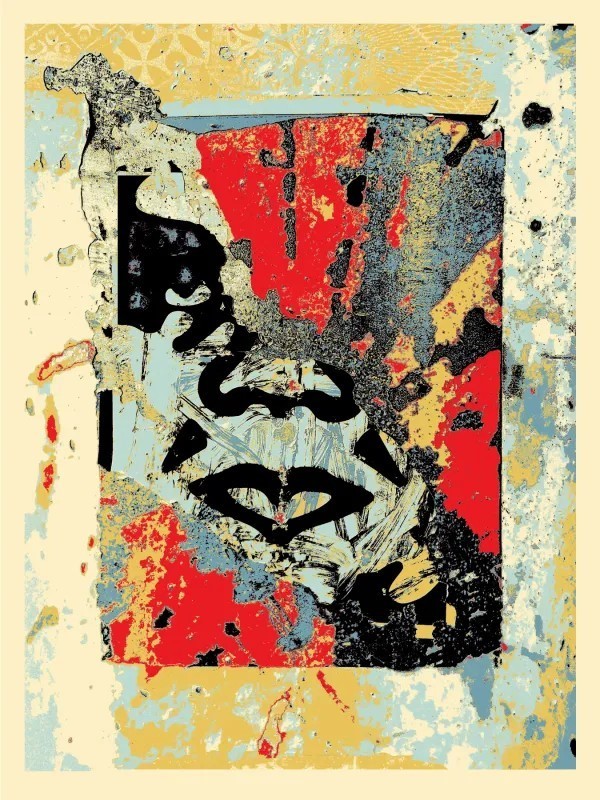 Shepard Fairey (Obey), Enhanced Disintegration (Red) Shepard Fairey (Obey), Enhanced Disintegration (Red)