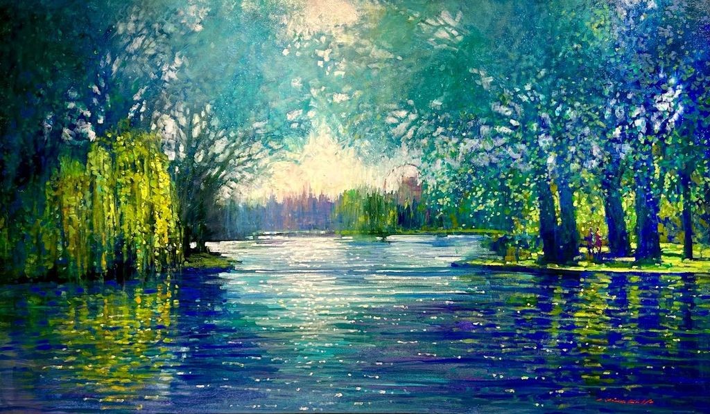 David Hinchliffe, Soft Light at St James Park David Hinchliffe, Soft Light at St James Park