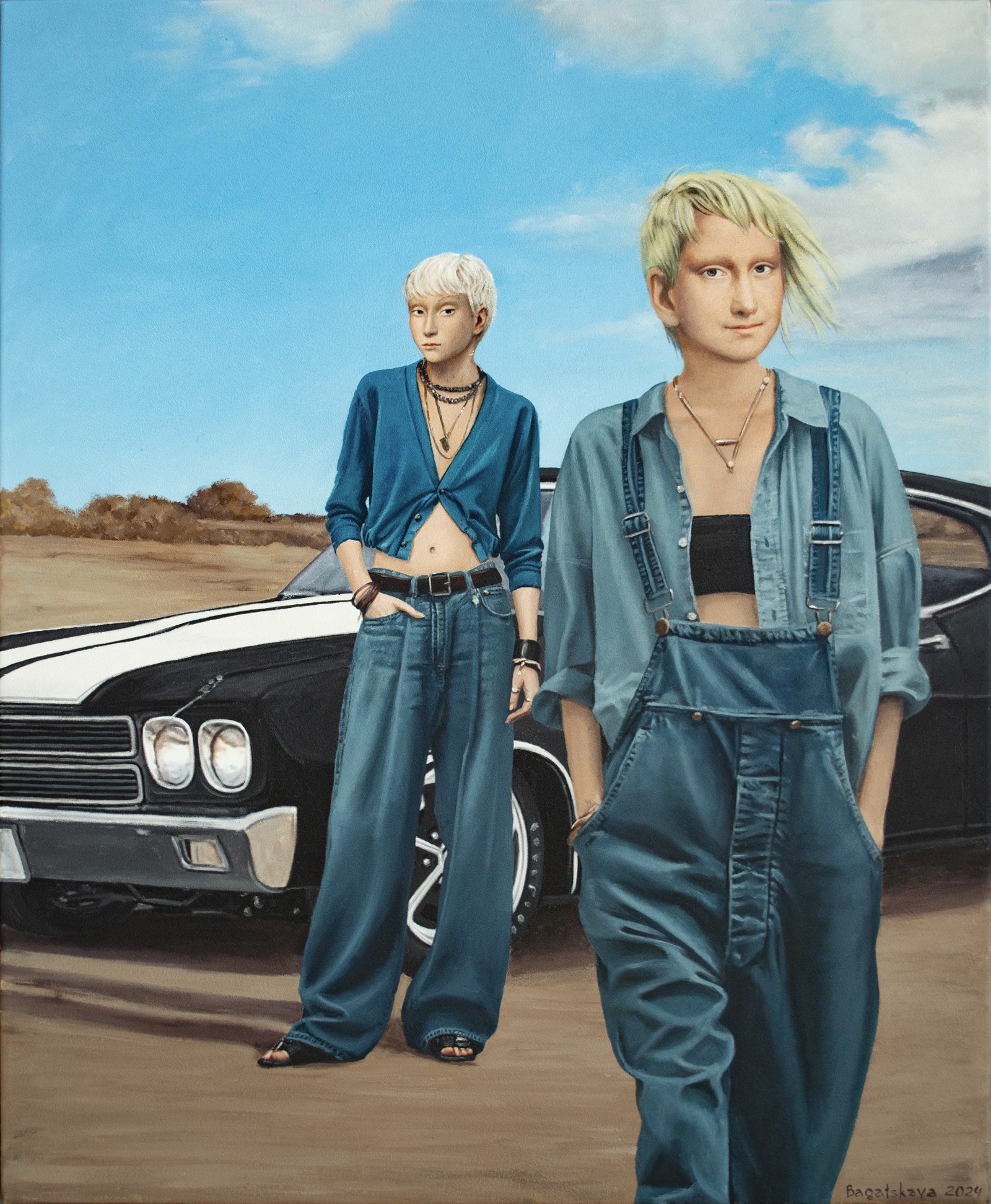 Nataliya Bagatskaya, Contemporary portraits - Confident Indifference Nataliya Bagatskaya, Contemporary portraits - Confident Indifference