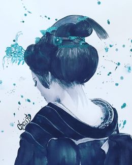 Peinture, Geisha Emerald, Christy