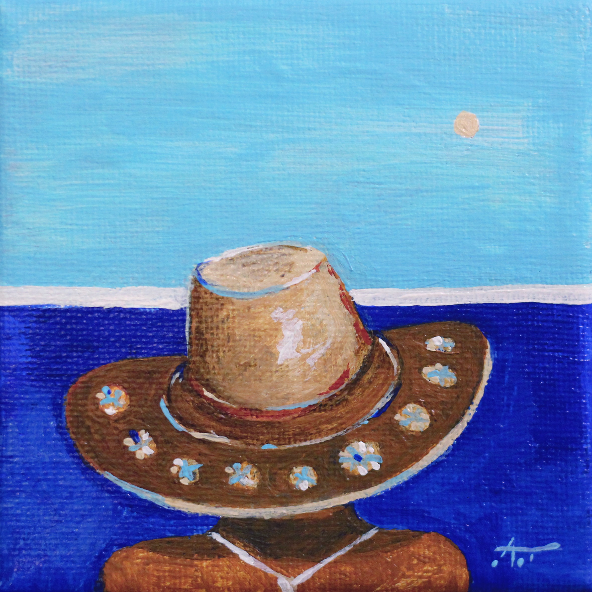 Aurélie Trabaud, Un chapeau à la mer N°1 Aurélie Trabaud, Un chapeau à la mer N°1