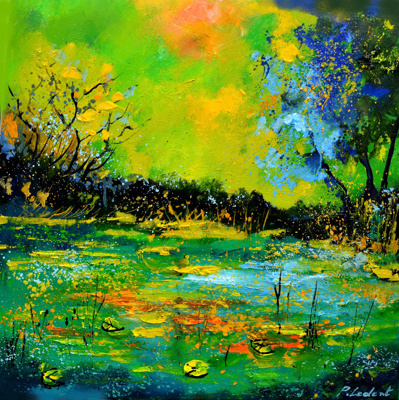 Pol Ledent, Green pond Pol Ledent, Green pond