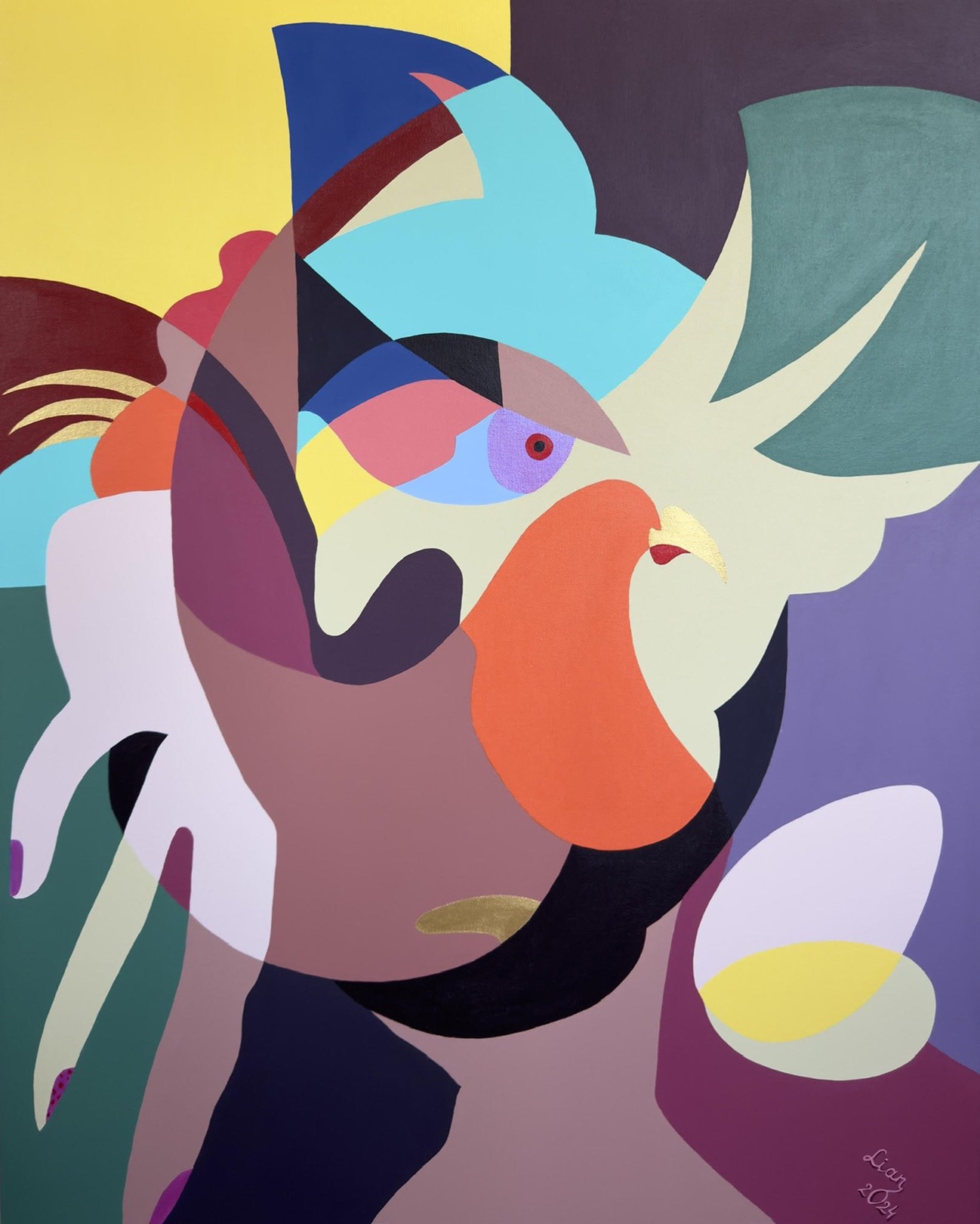 Liana Ohanyan, Animal Series – Rooster Liana Ohanyan, Animal Series – Rooster