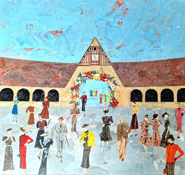 Aurélie Dussossoy, Le marché aux fleurs Aurélie Dussossoy, Le marché aux fleurs