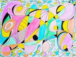 Fine Art Drawings, Colors n°1, Damien Berrard