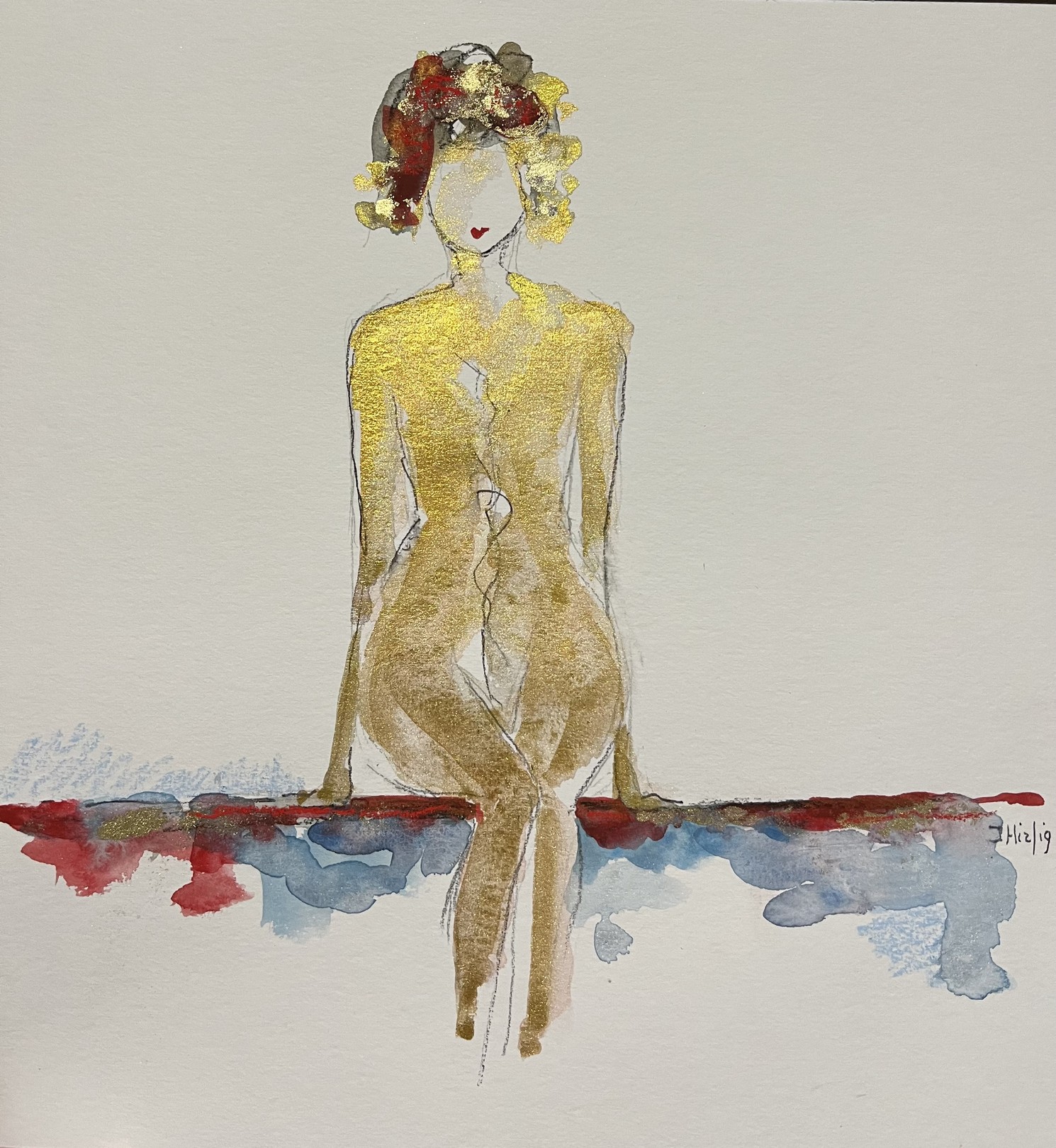 Isabelle Hirtzig, By the pool Isabelle Hirtzig, By the pool