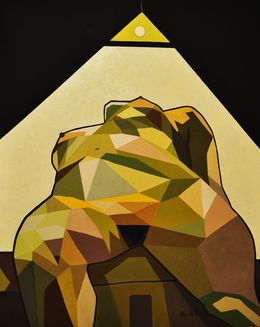 Painting, Nue, Ahmed Zelfani
