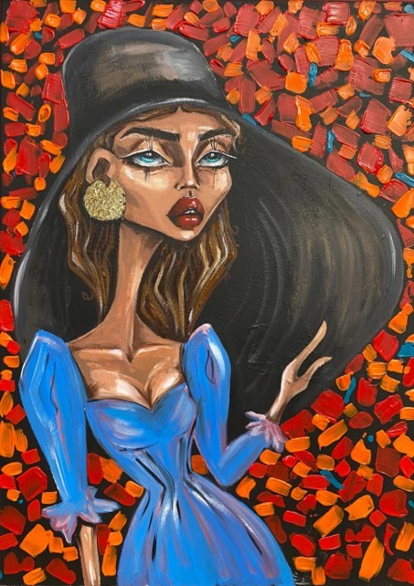 Inna Sych, Lady in hat Inna Sych, Lady in hat